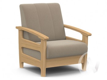 Кресло для отдыха Омега (бук лак/CATANIA LATTE) в Октябрьском - oktyabrskoe.mebel54.com | фото
